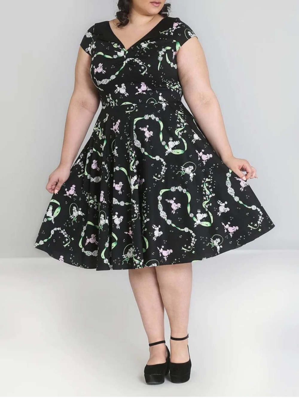 Hell Bunny Lexie 50's Poodle Dress - Picture 4 of 10